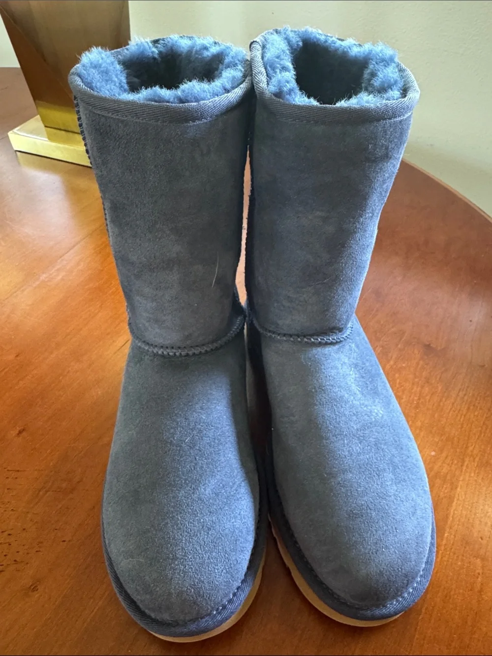 UGG Classic Short II boots. Shearling Winter Boots - Slate Blue Never worn